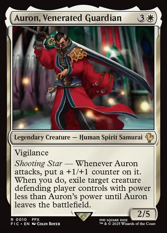 Auron, Venerated Guardian - FIC-010-NF-FFX-LDG-SUR-UNI