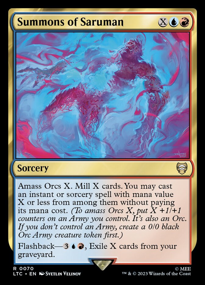 Summons of Saruman - carta Magic The Gathering