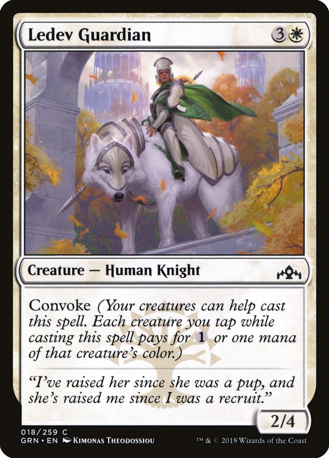 Ledev Guardian - carta Magic The Gathering