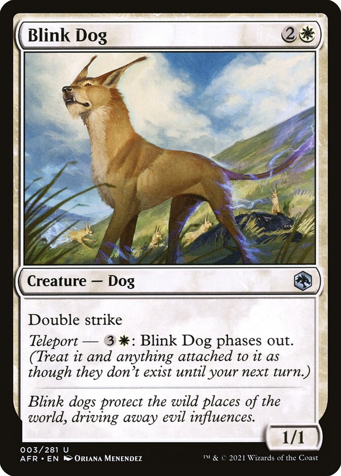 Blink Dog - carta Magic The Gathering