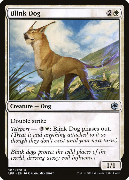 Blink Dog - carta Magic The Gathering