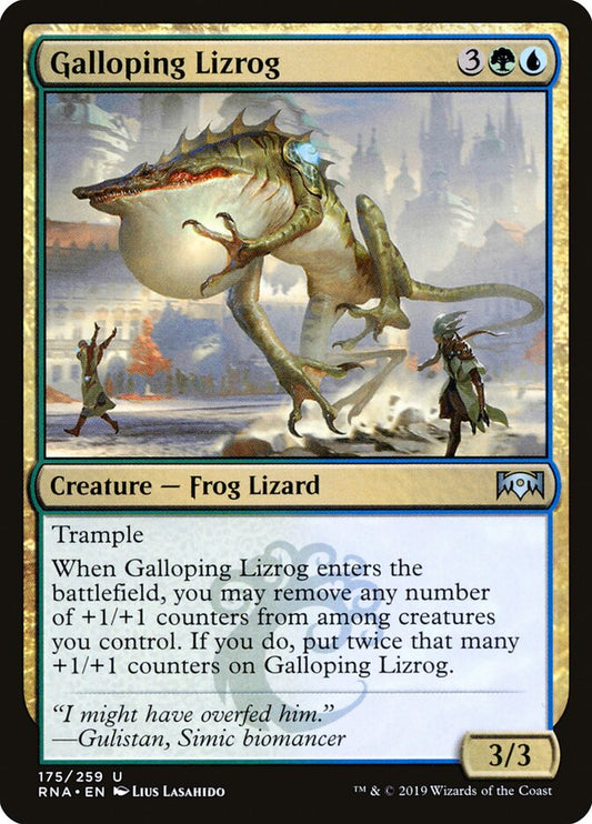 Galloping Lizrog - carta Magic The Gathering