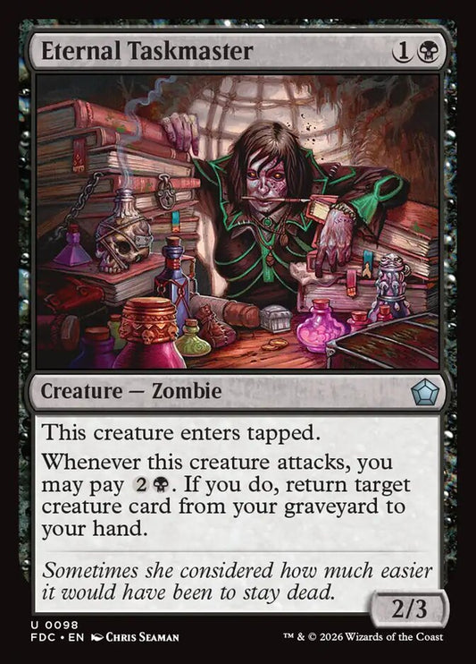 Eternal Taskmaster - carta Magic The Gathering