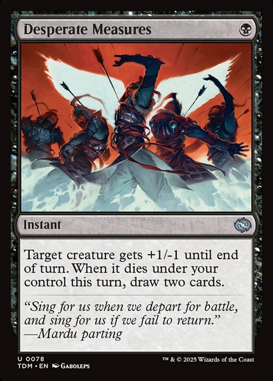 Desperate Measures - carta Magic The Gathering