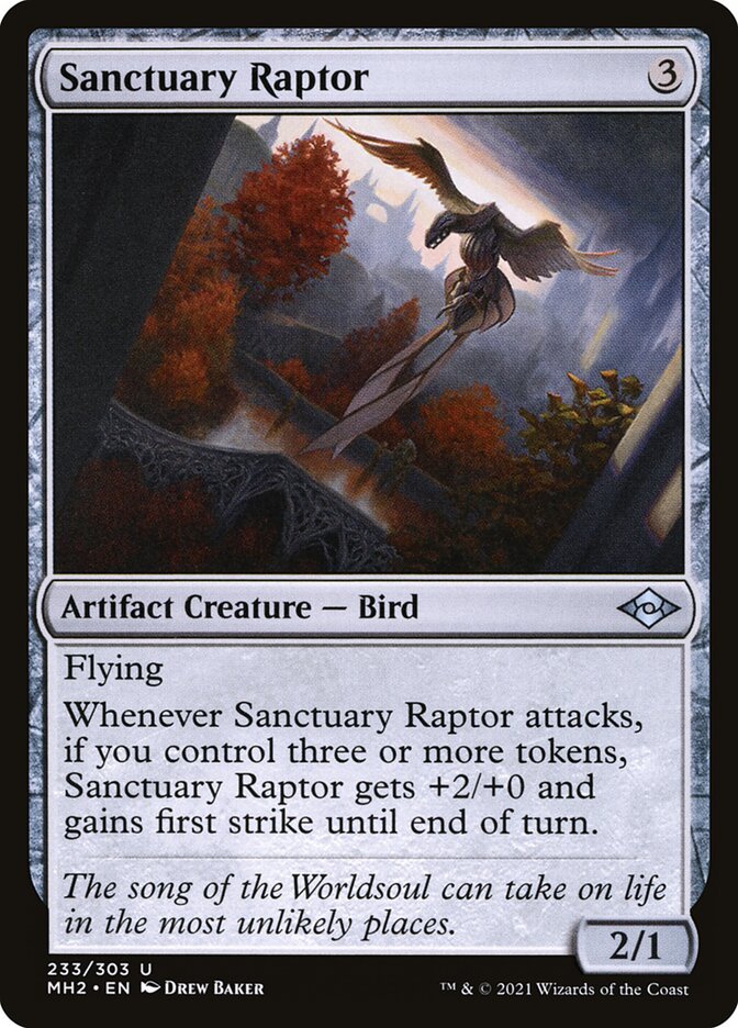 Sanctuary Raptor - carta Magic The Gathering