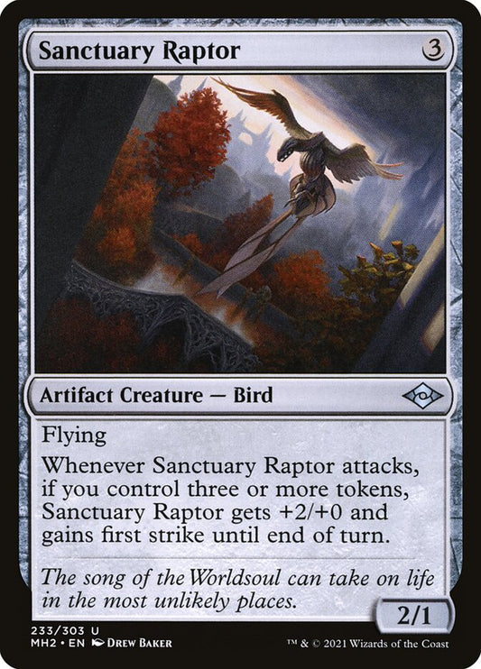 Sanctuary Raptor - carta Magic The Gathering