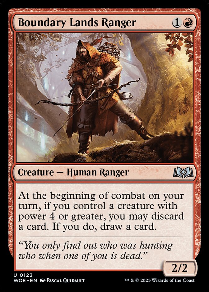 Boundary Lands Ranger - carta Magic The Gathering
