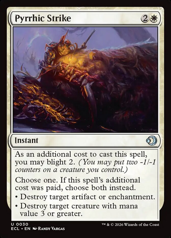 Pyrrhic Strike - carta Magic The Gathering