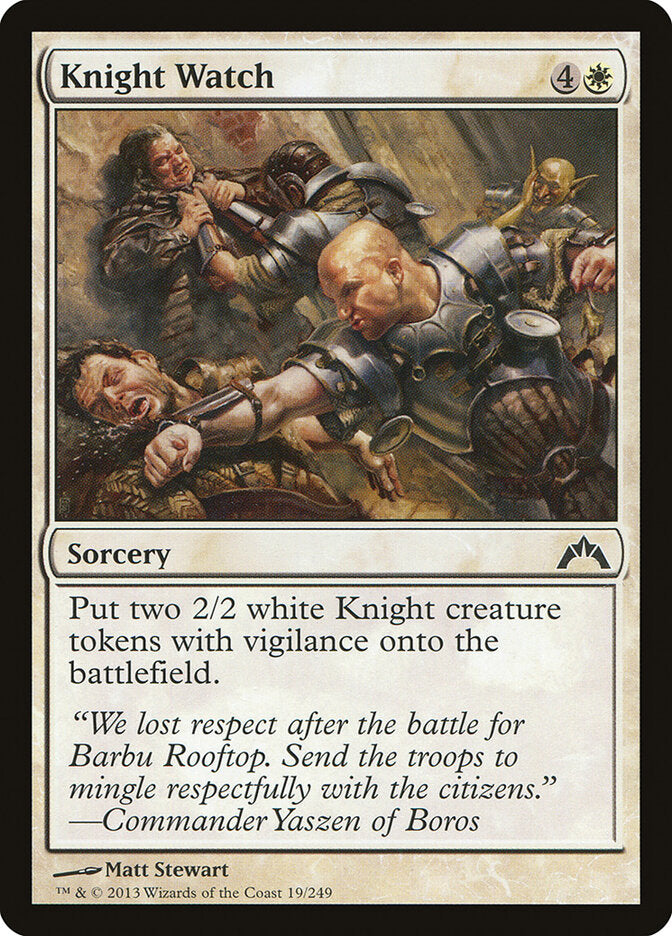 Knight Watch - carta Magic The Gathering