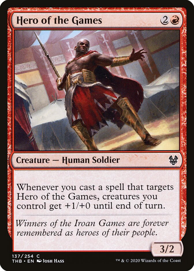 Hero of the Games - carta Magic The Gathering
