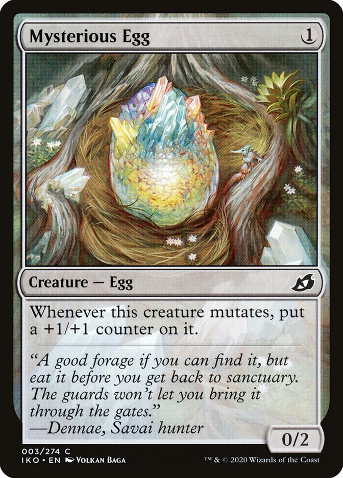 Mysterious Egg - carta Magic The Gathering