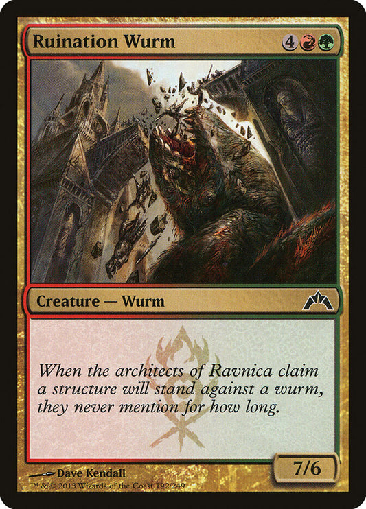 Ruination Wurm - carta Magic The Gathering