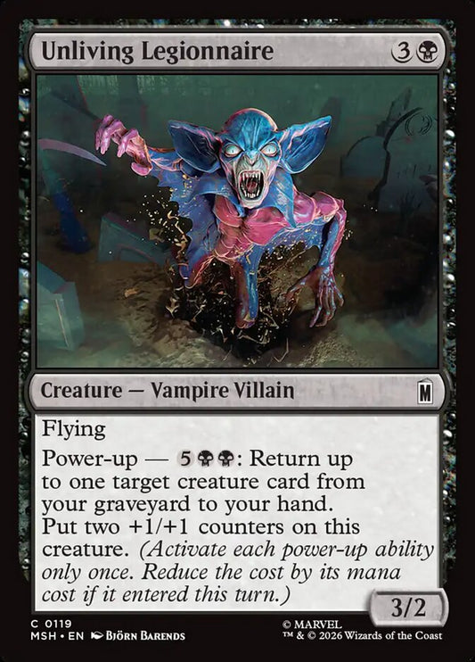 Unliving Legionnaire - carta Magic The Gathering