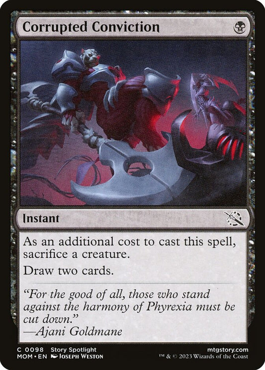 Corrupted Conviction - carta Magic The Gathering