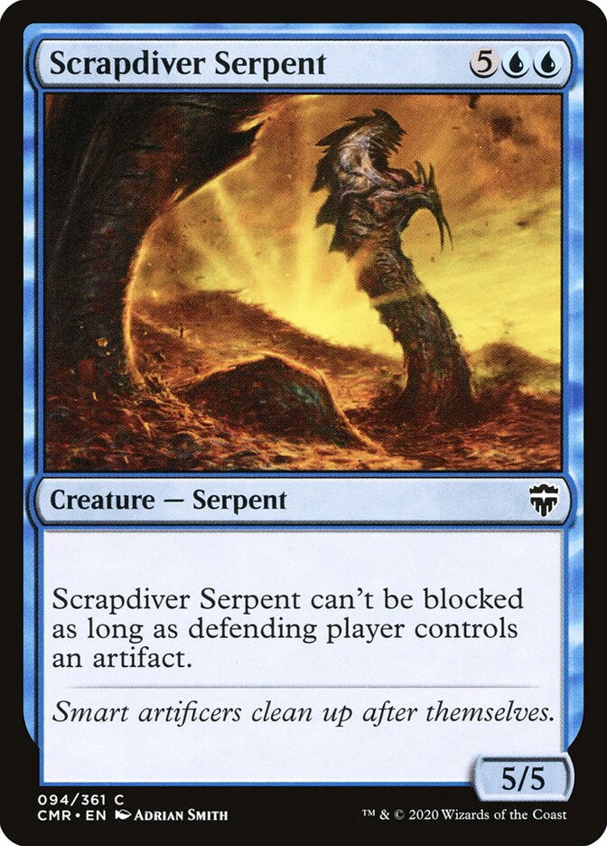 Scrapdiver Serpent - carta Magic The Gathering