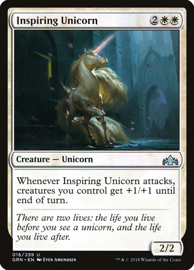 Inspiring Unicorn - carta Magic The Gathering