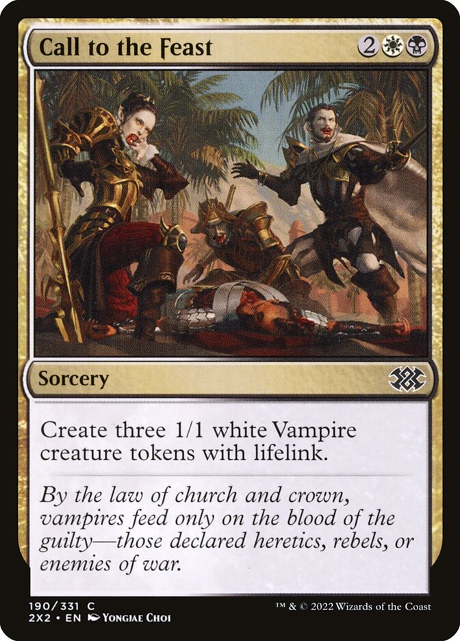 Call to the Feast - carta Magic The Gathering