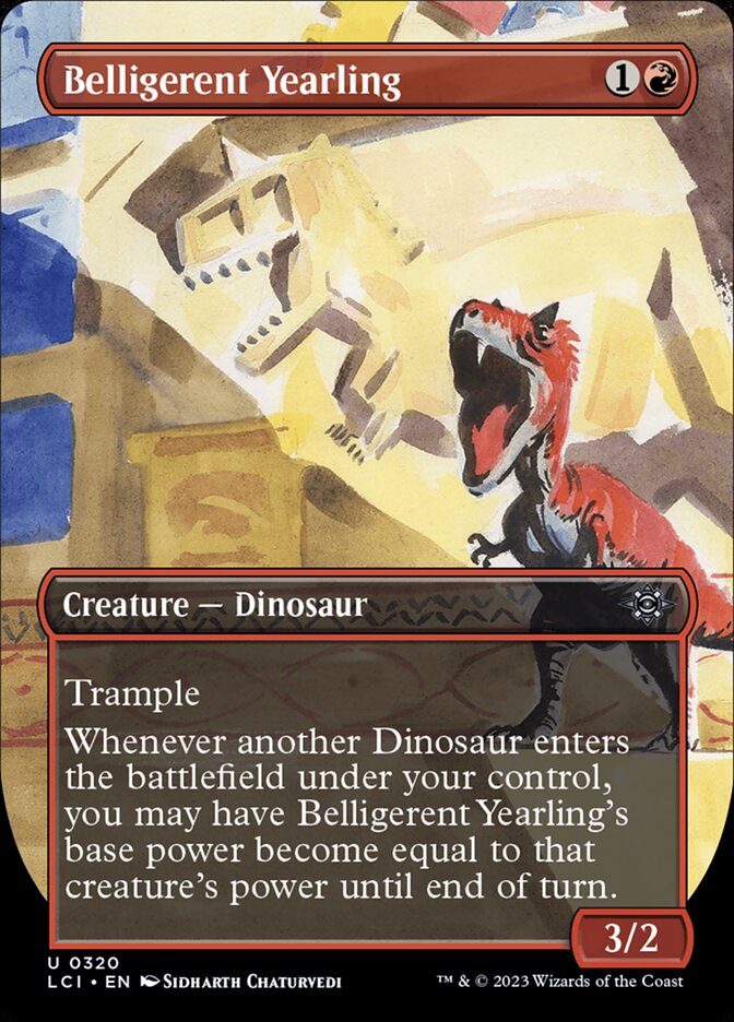 Belligerent Yearling - carta Magic The Gathering