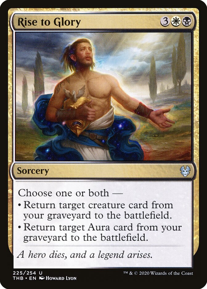 Rise to Glory - carta Magic The Gathering