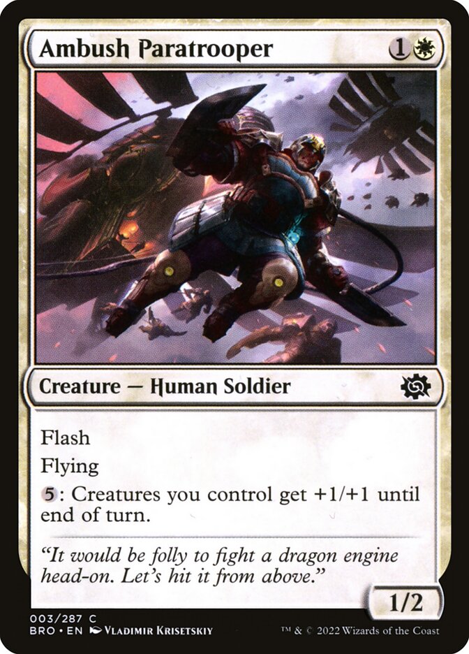 Ambush Paratrooper - carta Magic The Gathering