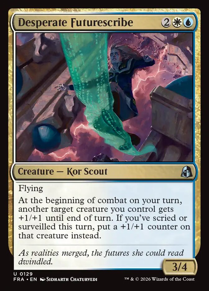 Desperate Futurescribe - carta Magic The Gathering