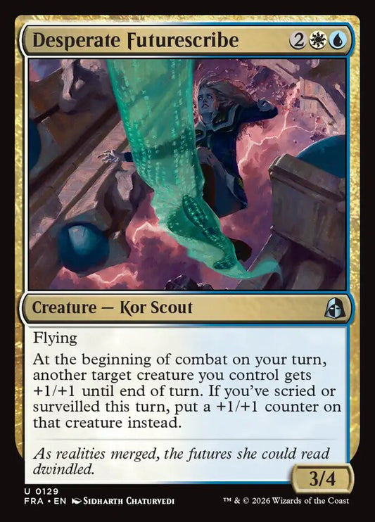 Desperate Futurescribe - carta Magic The Gathering