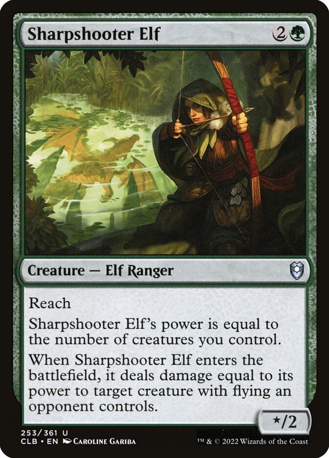 Sharpshooter Elf - carta Magic The Gathering