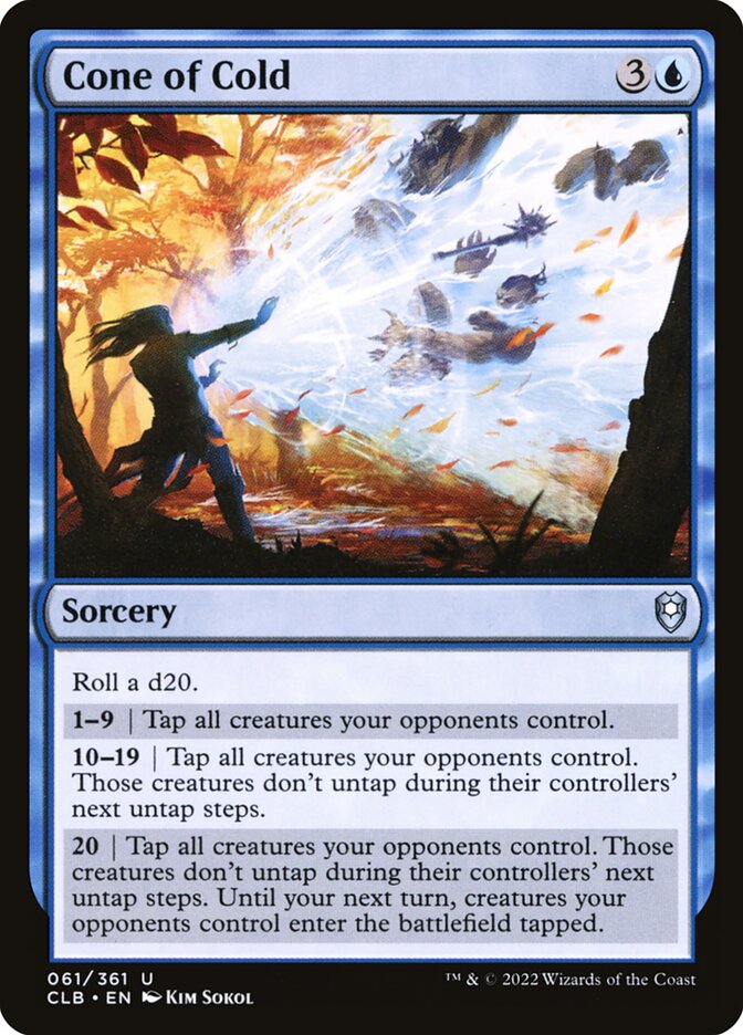 Cone of Cold - carta Magic The Gathering