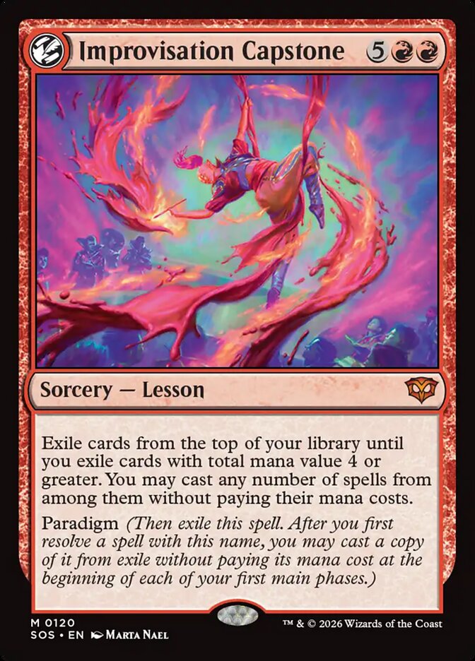 Improvisation Capstone - carta Magic The Gathering