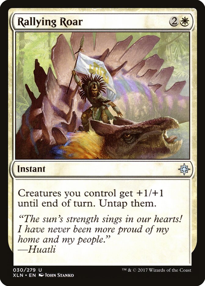 Rallying Roar - carta Magic The Gathering