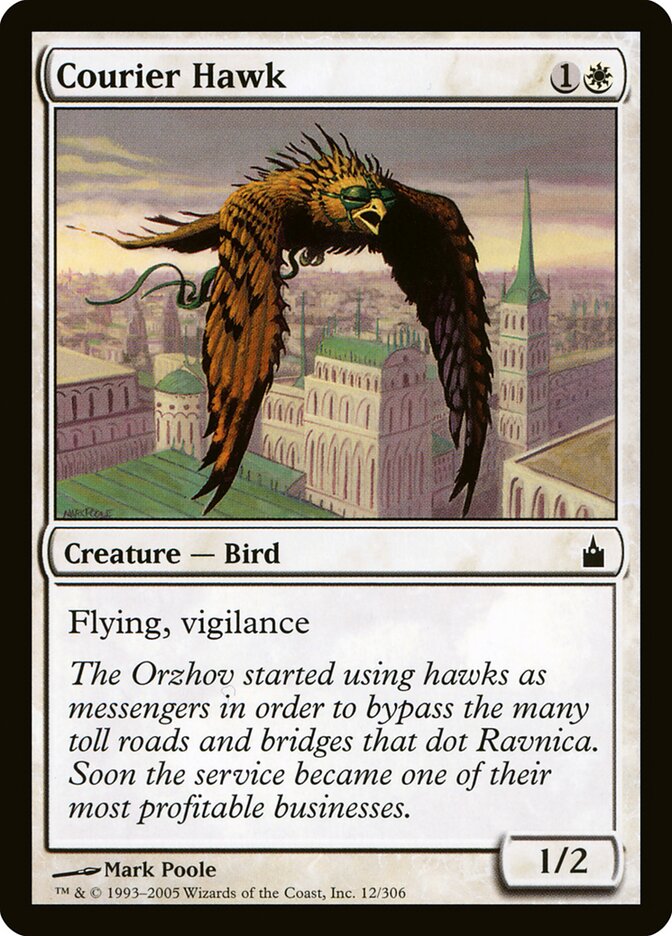 Courier Hawk - carta Magic The Gathering
