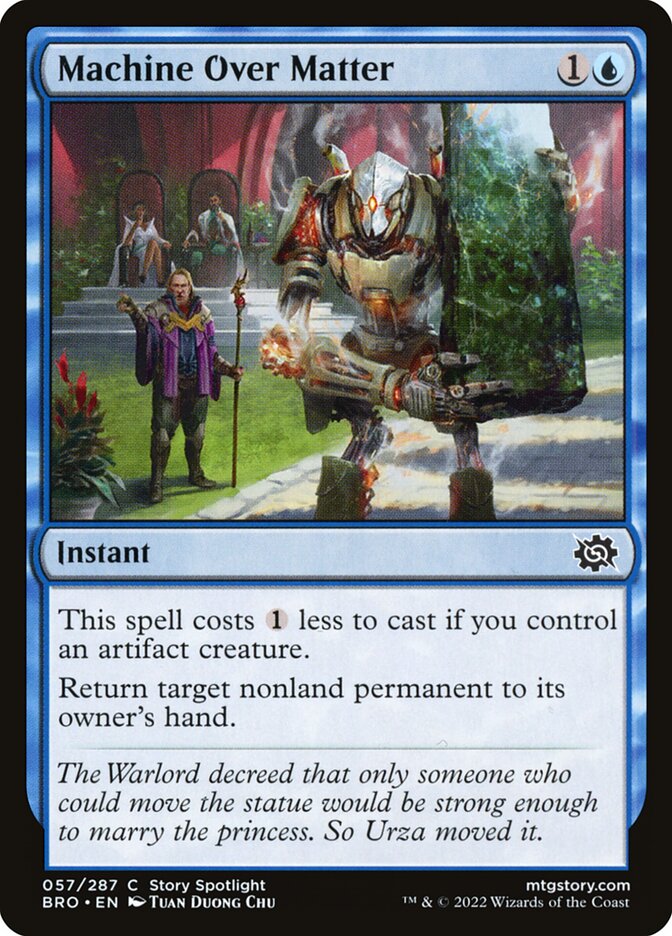 Machine Over Matter - carta Magic The Gathering