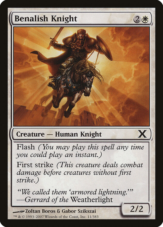Benalish Knight - carta Magic The Gathering