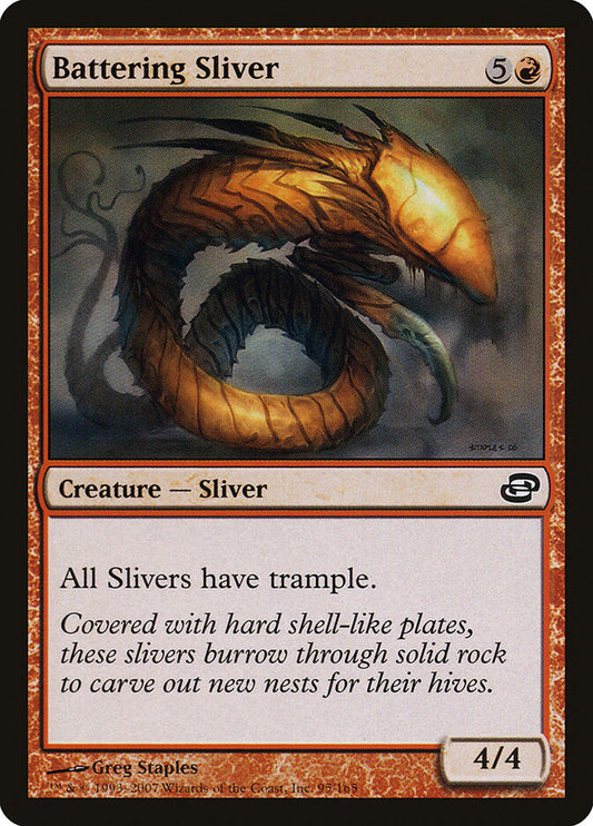 Battering Sliver - carta Magic The Gathering