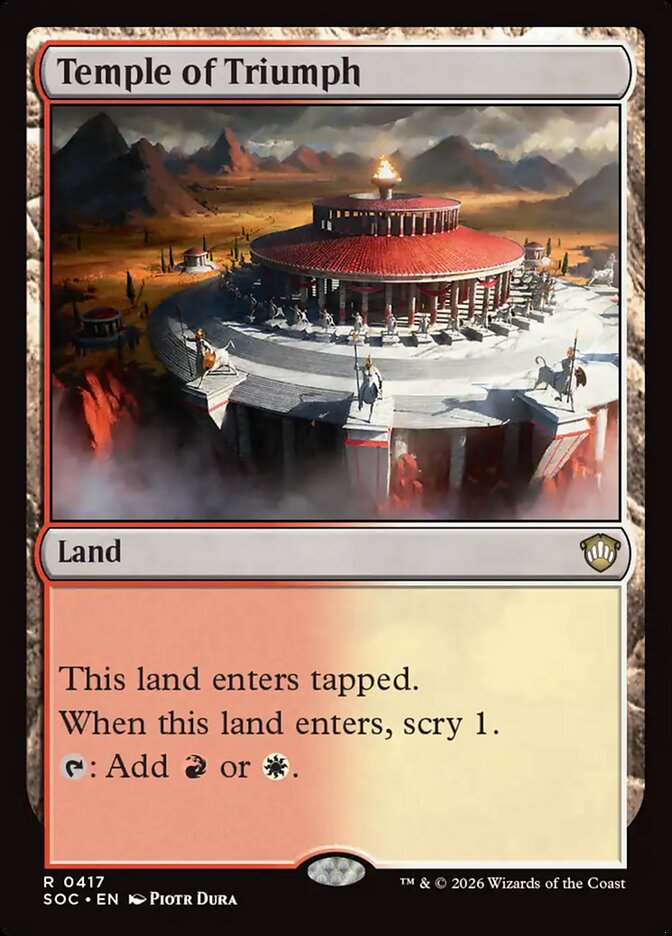 Temple of Triumph - carta Magic The Gathering