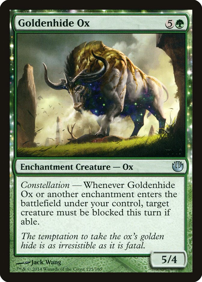 Goldenhide Ox - carta Magic The Gathering