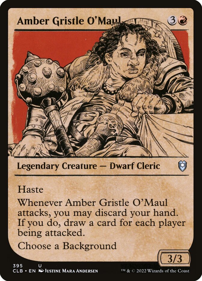 Amber Gristle O'Maul - carta Magic The Gathering