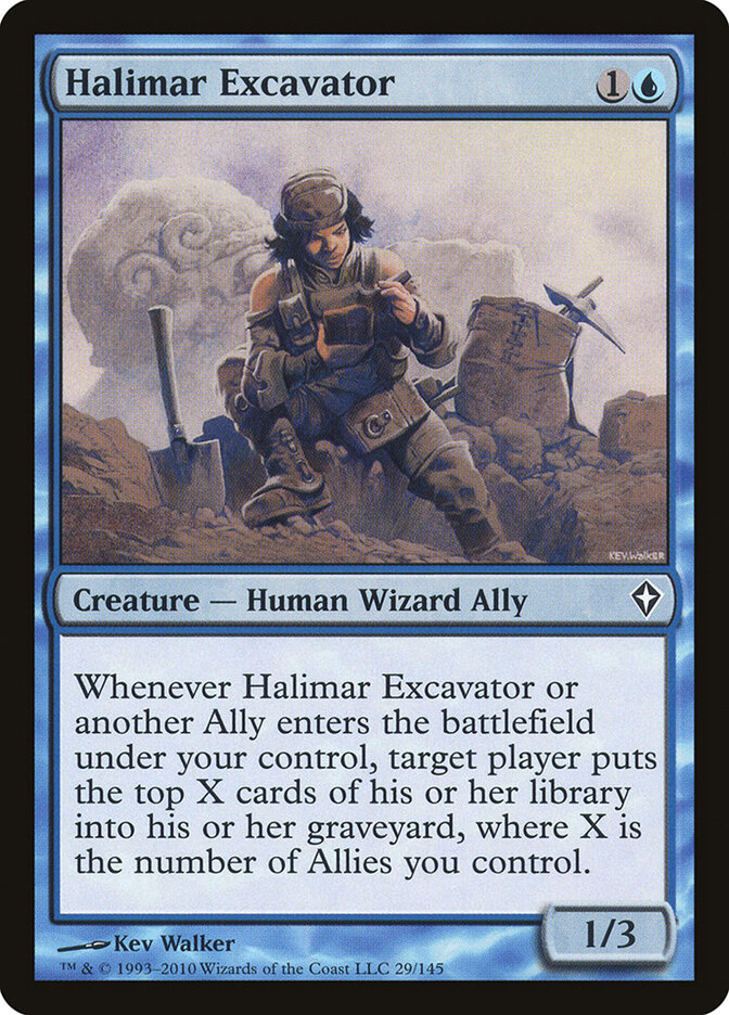 Halimar Excavator - carta Magic The Gathering