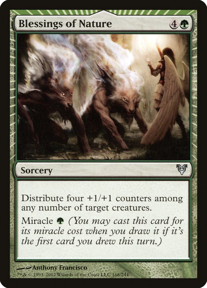 Blessings of Nature - carta Magic The Gathering