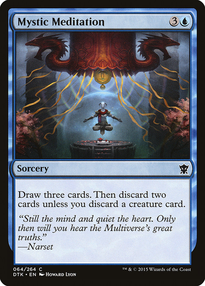 Mystic Meditation - carta Magic The Gathering