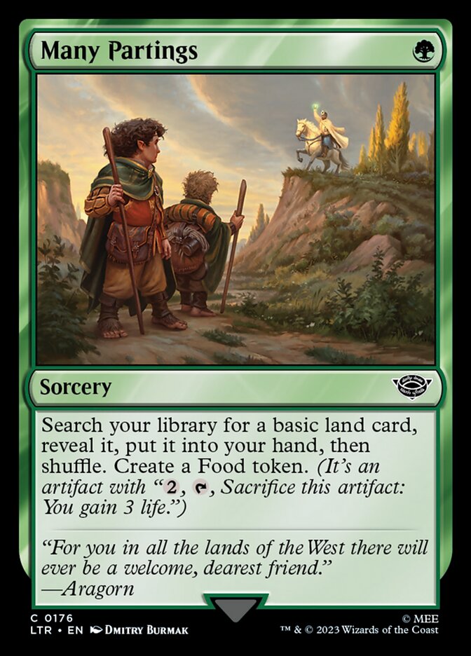 Many Partings - carta Magic The Gathering