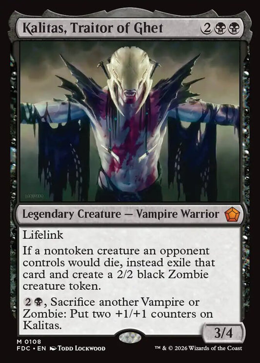 Kalitas, Traitor of Ghet - carta Magic The Gathering