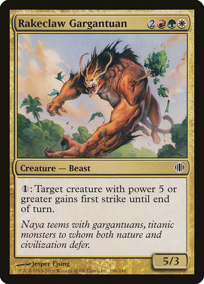 Rakeclaw Gargantuan - carta Magic The Gathering