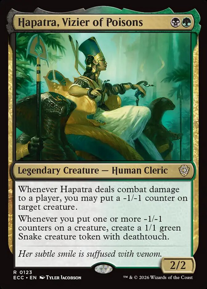 Hapatra, Vizier of Poisons - ECC-123-NF-LDG