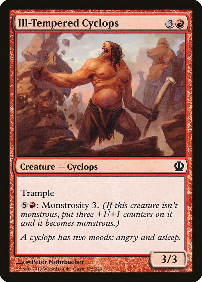 Ill-Tempered Cyclops - carta Magic The Gathering
