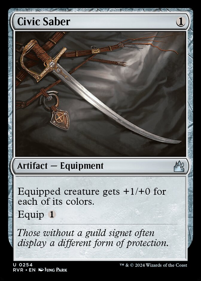 Civic Saber - carta Magic The Gathering