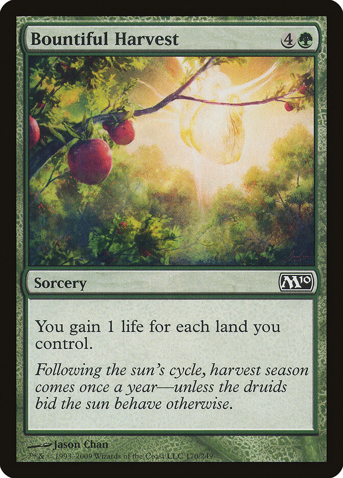 Bountiful Harvest - carta Magic The Gathering