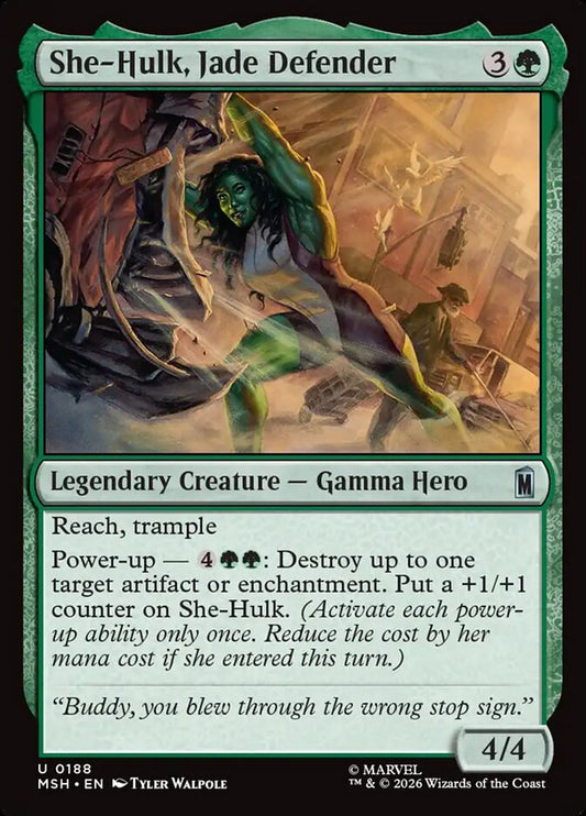 She-Hulk, Jade Defender - carta Magic The Gathering