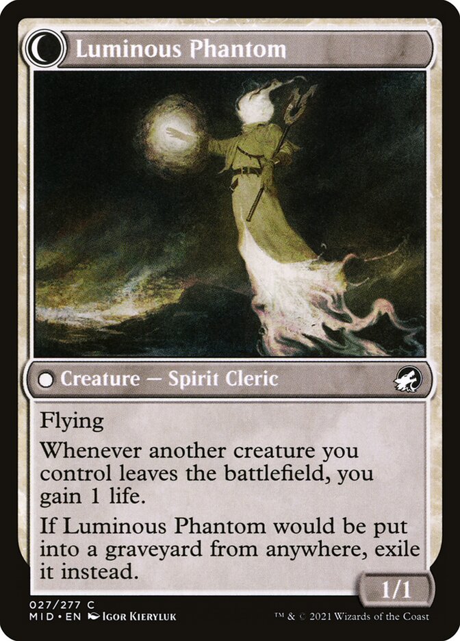Luminous Phantom - carta Magic The Gathering