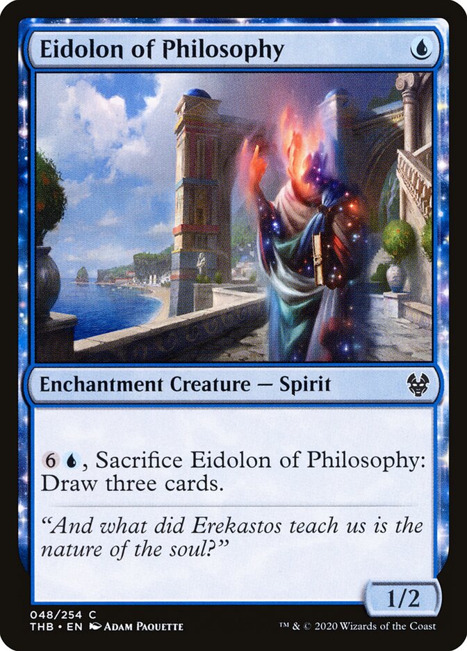 Eidolon of Philosophy - carta Magic The Gathering